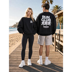WEEKEND SOCIETY RUN CLUB CREW BLACK