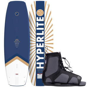 HYPERLITE 2026 MURRAY PRO REMIX WAKEBOARD PACKAGE BLUE GOLD