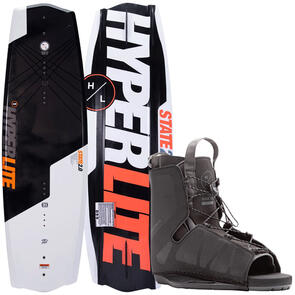 HYPERLITE STATE FREQUENCY WAKEBOARD PACKAGE WHITE ORANGE
