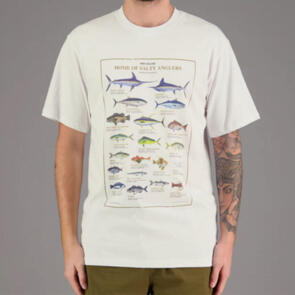 JUST ANOTHER FISHERMAN HOME OF SALTY ANGLERS TEE ANTIQUE WHITE