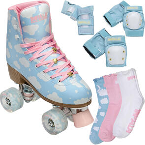 IMPALA SKATES QUAD STARBRIGHT SKATE PACKAGE (SKATES, PADS & SOCKS)