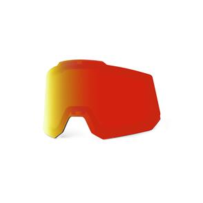 100% SNOW SNOWCRAFT/SNOWCRAFT XL REPL LENS - HIPER DUAL PANE MIRROR RED