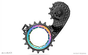 ABSOLUTE BLACK HOLLOWCAGE CERAMIC BEARING - CARBON  DERAILLEUR CAGE FOR SHIMANO 9100