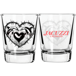 JACUZZI DOLPHIN SHOT GLASS 6 PACK CLEAR