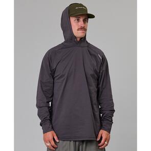 JUST ANOTHER FISHERMAN TIDE TECH UPF40 HOOD CHARCOAL
