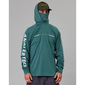 JUST ANOTHER FISHERMAN ANGLER TECH UPF40 HOOD DUSK PINE