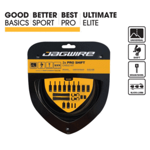 JAGWIRE 2X PRO SHIFT KIT BLACK