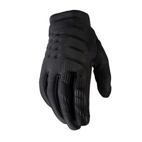 100% 2 BRISKER WOMENS GLOVES BLACK 