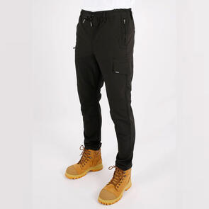 JETPILOT HYBRID ELASTIC WAIST PANT BLACK