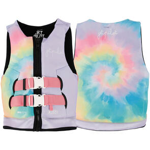 JETPILOT YOUTH GIRLS CAUSE ECO VEST TIE DYE