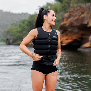 JETPILOT 2026 WOMENS ZAHRA X1 F/E NEO VEST BLACK