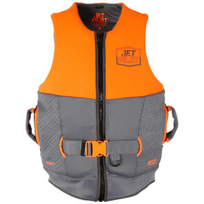 JETPILOT CAUSE L50 S GRIP FE ECO VEST CHARCOAL ORANGE