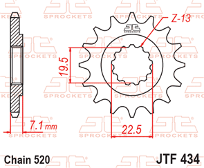 JT SPROCKETS SKS276 CHAIN AND SPROCKET KIT X-RING 520 X 114 (15T/42T) - SUZUKI VL250