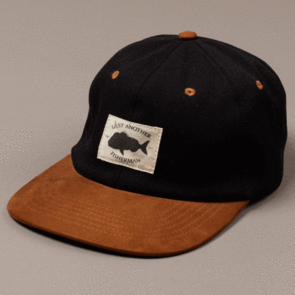JUST ANOTHER FISHERMAN OLD SEA DOG CAP BLACK/BROWN