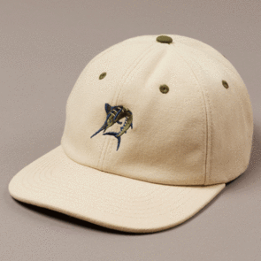 JUST ANOTHER FISHERMAN SALTY ANGLER CAP OFF WHITE