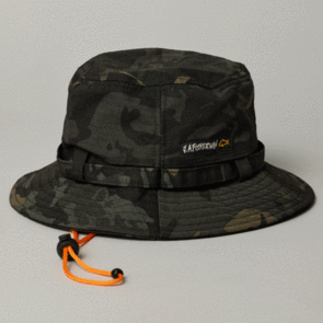 JUST ANOTHER FISHERMAN MINI J.A.FISHERMAN WIDE BRIM BLACK CAMO