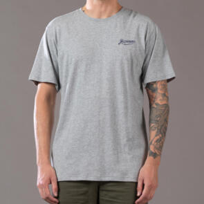 JUST ANOTHER FISHERMAN DINGHY TEE GREY MARLE