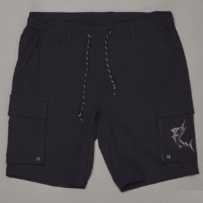 JUST ANOTHER FISHERMAN ANGLER TECH CARGO SHORTS BLACK