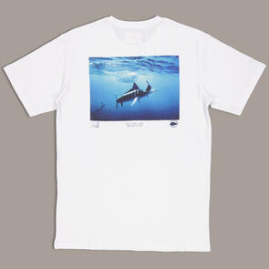 JUST ANOTHER FISHERMAN BAIT BALLING TEE WHITE