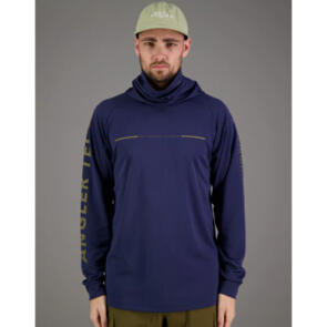 JUST ANOTHER FISHERMAN ANGLER TECH UPF40 HOOD NAVY