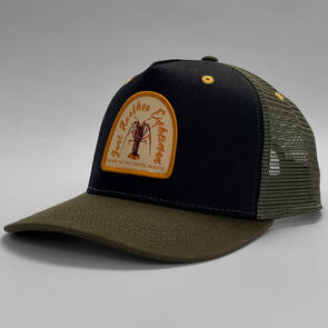 JUST ANOTHER FISHERMAN CRAY TRUCKER - BLACK/KHAKI