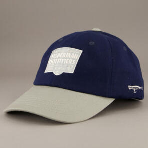 JUST ANOTHER FISHERMAN VINTAGE OUTFITTERS CAP NAVY/GREY