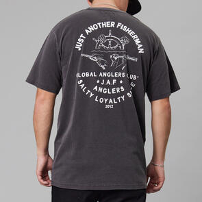 JUST ANOTHER FISHERMAN LOYALTY TEE AGED BLACK