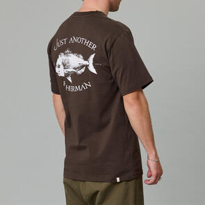 JUST ANOTHER FISHERMAN SNAPPER SEA TEE EARTH