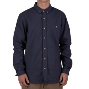 JUST ANOTHER FISHERMAN ANCHORAGE SHIRT BLUE