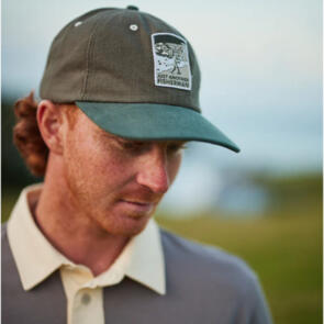JUST ANOTHER FISHERMAN COASTAL CAST 6 PANEL GREEN