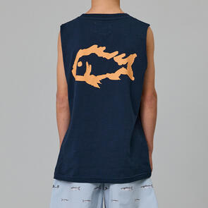 JUST ANOTHER FISHERMAN MINI J.A.FISHERMAN TANK NAVY