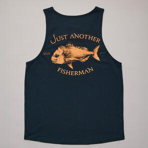 JUST ANOTHER FISHERMAN SNAPPER SINGLET NAVY