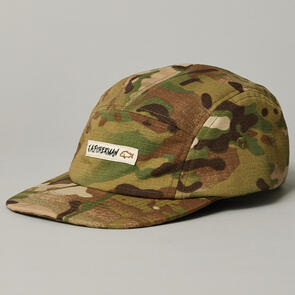 JUST ANOTHER FISHERMAN MINI J.A.FISHERMAN 5-PANEL CAP GREEN CAMO
