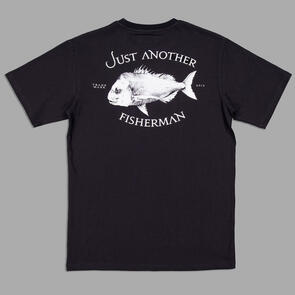 JUST ANOTHER FISHERMAN SNAPPER SEA TEE - BLACK