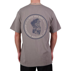 JUST ANOTHER FISHERMAN OLD SEA DOG TEE GREY