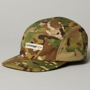 JUST ANOTHER FISHERMAN 5-PANEL CAP GREEN CAMO