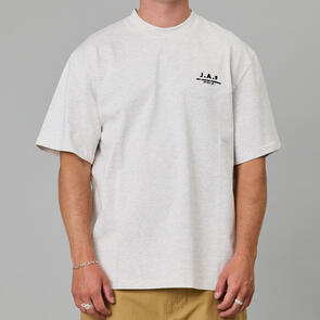 JUST ANOTHER FISHERMAN J.A.F HEAVY SHORE TEE SILVER MARLE