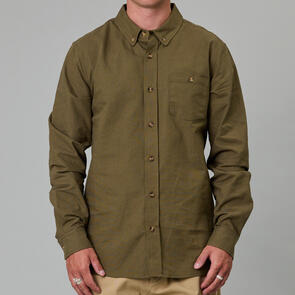 JUST ANOTHER FISHERMAN ANCHORAGE SHIRT KHAKI