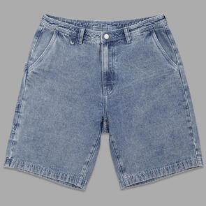 JUST ANOTHER FISHERMAN BOAT WORKS DENIM SHORTS WASHED BLUE