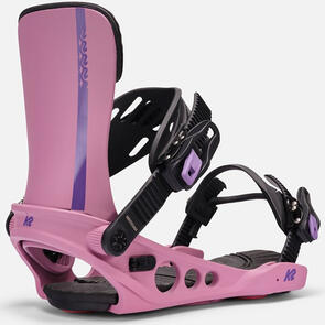 K2 WOMENS SNOWBOARD BINDINGS 25 MERIDIAN PINK
