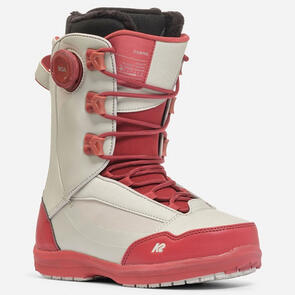 K2 WOMENS SNOWBOARD BOOTS 25 COSMO LIGHT GREY