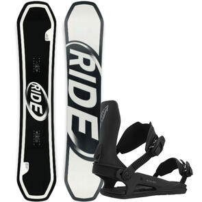 RIDE 2025 ZERO SNOWBOARD +  C-6 BINDINGS BLACK