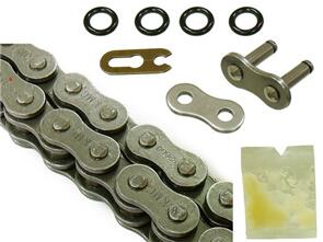 KMC CHAIN 520 - 120 LINK KMC HEAVY DUTY SEALED LUBRICATION KMC SEALED CHAIN WORK OPTIMALLY O RING GOLD