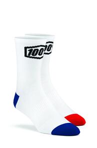 100% TERRAIN PERFORMANCE SOCKS WHITE