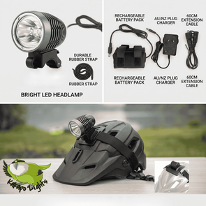 KAKAPO BICYCLE HELMET LIGHT