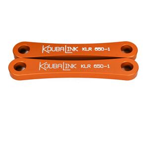 KOUBALINK 32MM LOWERING LINK KLR650-1 - ORANGE