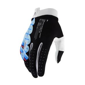 100% 2 ITRACK GLOVES SYSTEM BLACK 