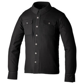 RST LUMBERJACK KEVLAR LINED CE TEXTILE SHIRT [PLAIN BLACK]
