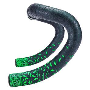 SUPACAZ SUPER STICKY KUSH STAR FADE NEON GREEN +  BLACK PLUGS