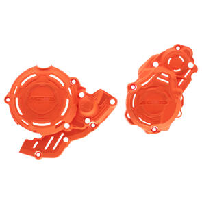 ACERBIS 25986.011.016 X-POWER ENGINE CASE COVER KIT ORANGE-016 KTM ACERBIS